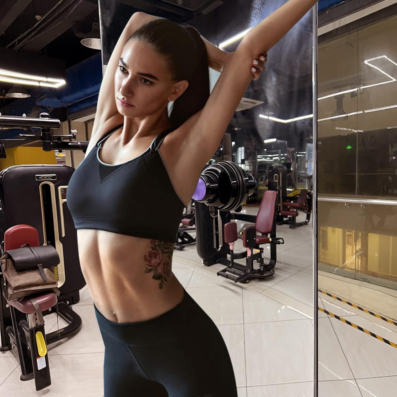 Mountable Massage Ball Roller,Back Neck Massager Wall Mount,Trigger Point Ball for Full Body Sore Muscle Recovery,Knots,Myofascial Release and Massage Therapy - Image 3