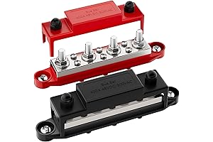 400A Power Distribution Block 12V Marine Bus Bar Positive and Negative