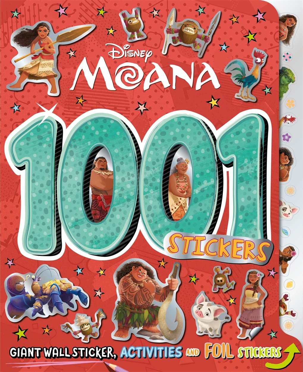 Disney Moana: 1001 Stickers: The Life of the Chalet des Anglais Paperback – 21 May 2022