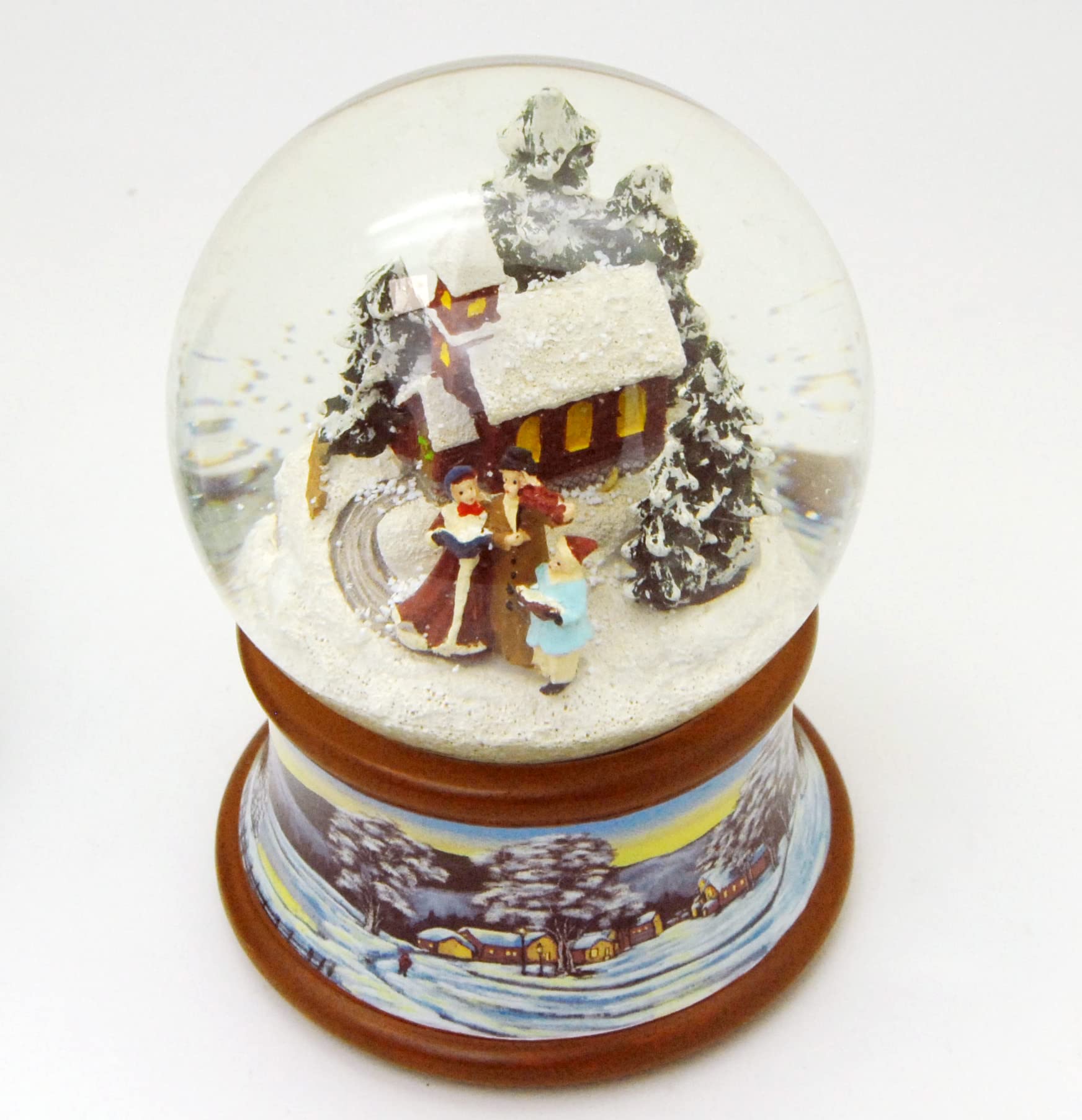 Sfera di neve nostalgica, romantica, per passeggiate invernali, 10 cm di diametro