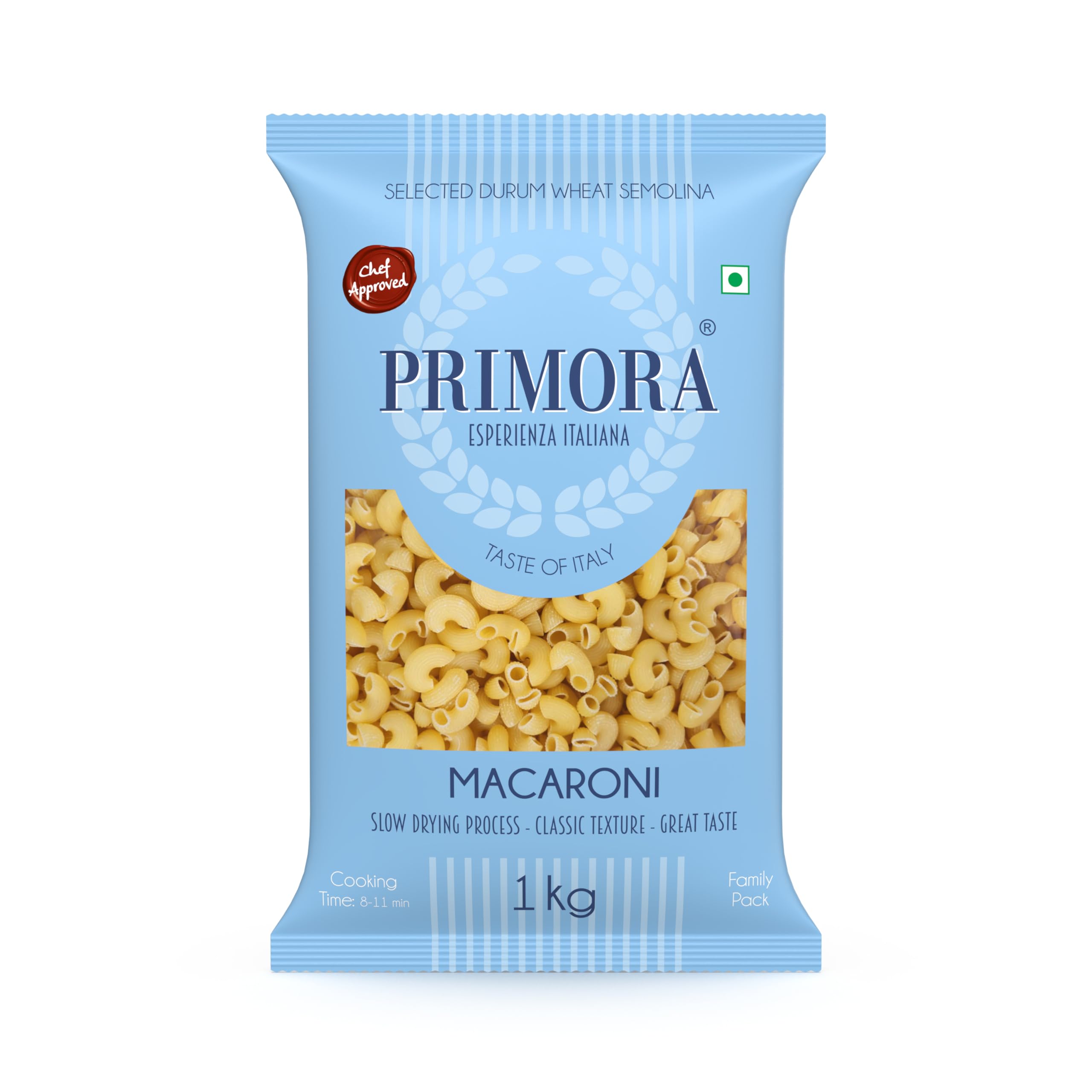 GUSTORA Primora Macaroni Pasta, 1 Kg I Made of Durum Wheat Semolina I Rich in Protein & Fibre I Vegetarian I Zero Cholesterol I No Trans-Fat I Cooking Time 10 Min (1 KG) (B0BWMMTM7C) Amazon Price History, Amazon Price Tracker