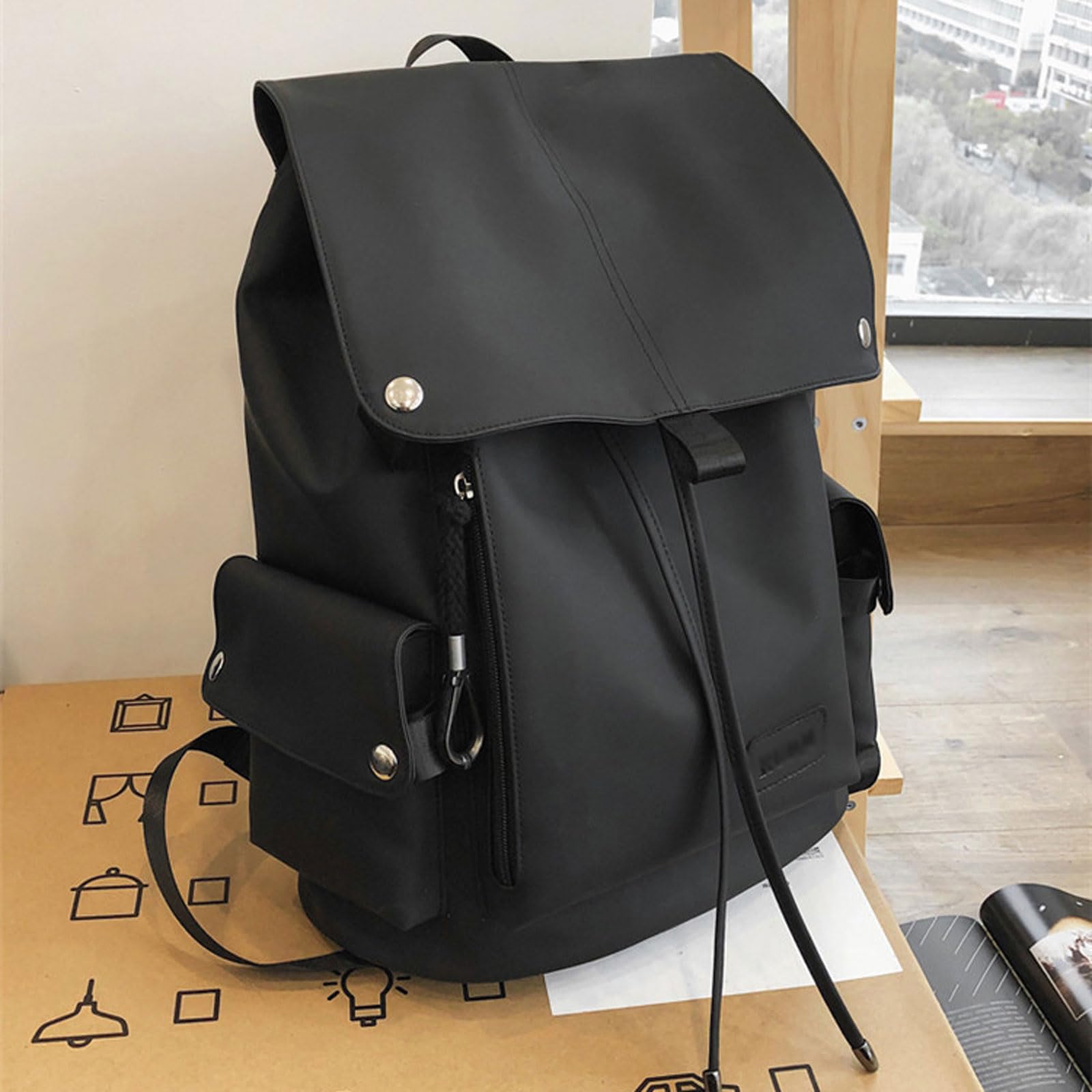 Zaino da Viaggio Uomo Donna,Zaini Scuola Superiore Adolescente,Zaino casual unisex,Impermeabile Zaino ,Zaino Casual Leggero,zaino viaggio Leggero Resistente,per viaggi lavoro scuola affari sport
