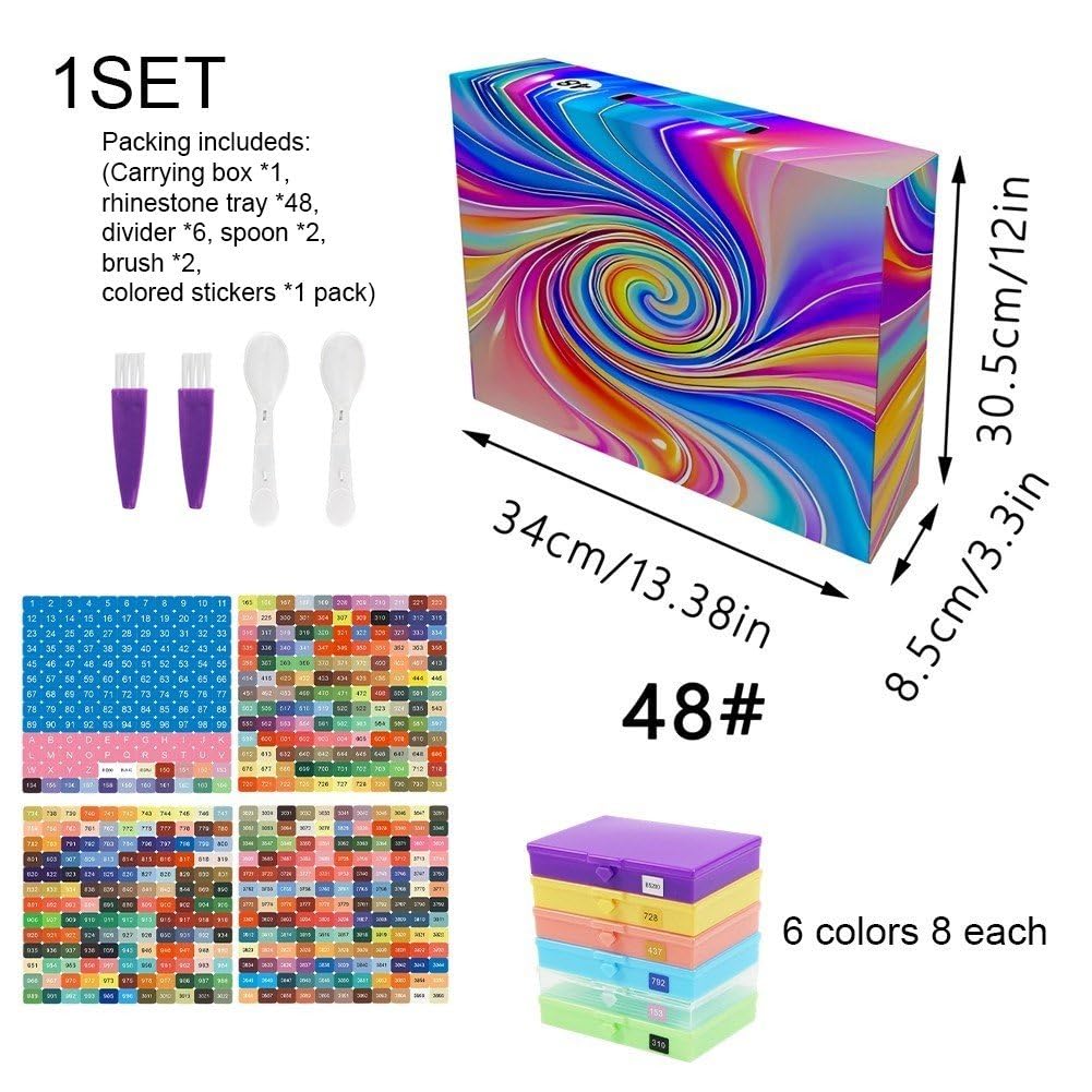 Juego De Bandejas De Almacenamiento para Pintura De Diamantes, Contenedores De Almacenamiento De Arte De Diamantes, Organizador De Pintura Apilable para Cuentas De Arte 5d.
