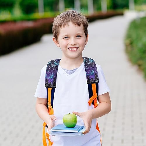 Miniatura 7 de Sol y luna en una noche estrellada almohadillas para cinturón de seguridad de automóvil, fundas suaves para cinturón de seguridad, cojín acolchado