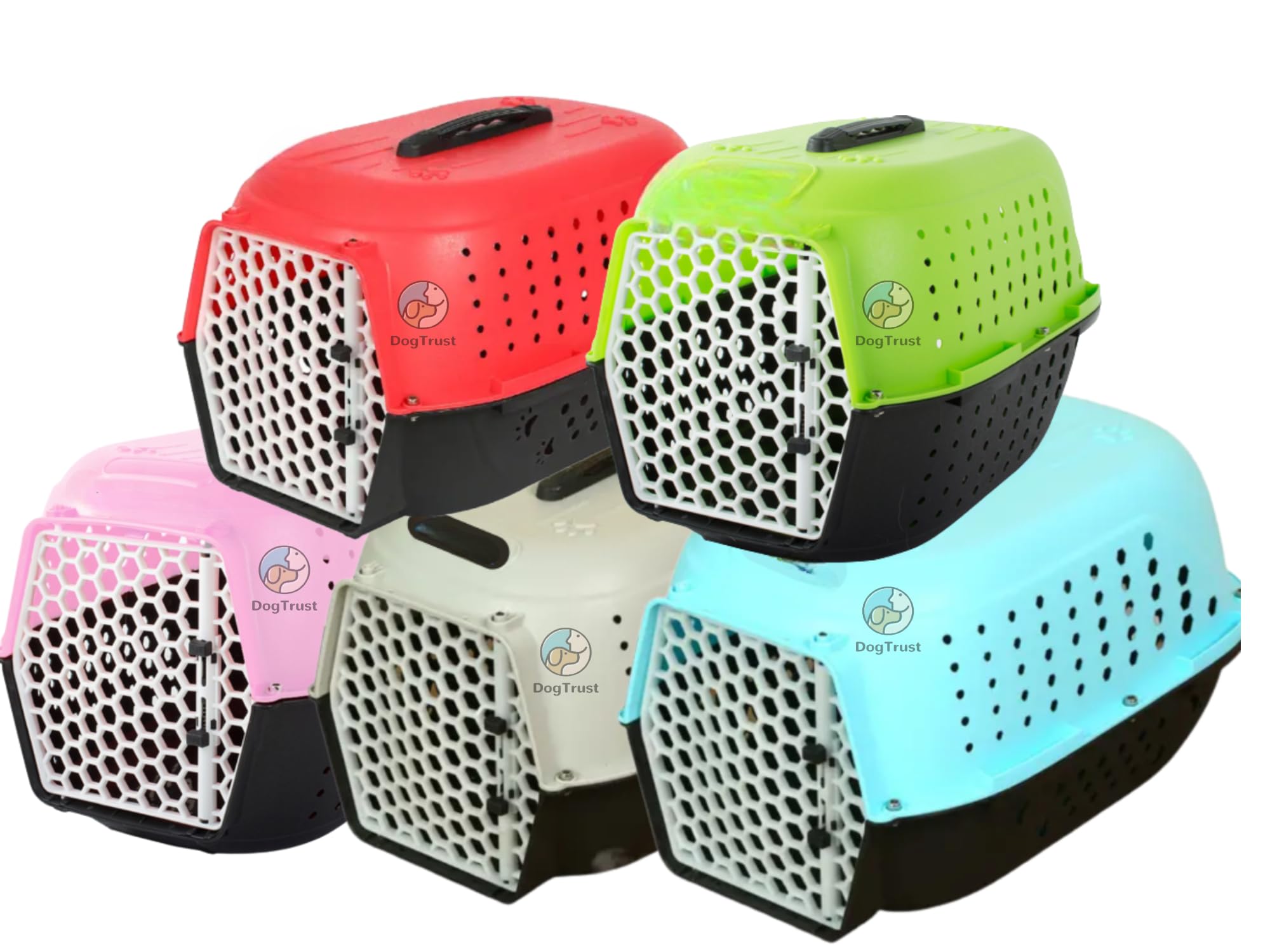 Dog Trust 20 Inch Pets Out of The Checked Box Transport Cage Plastic Air Transport Air Box Suitable for Small Breeds Color (B0CH8BXST4) Amazon Price History, Amazon Price Tracker