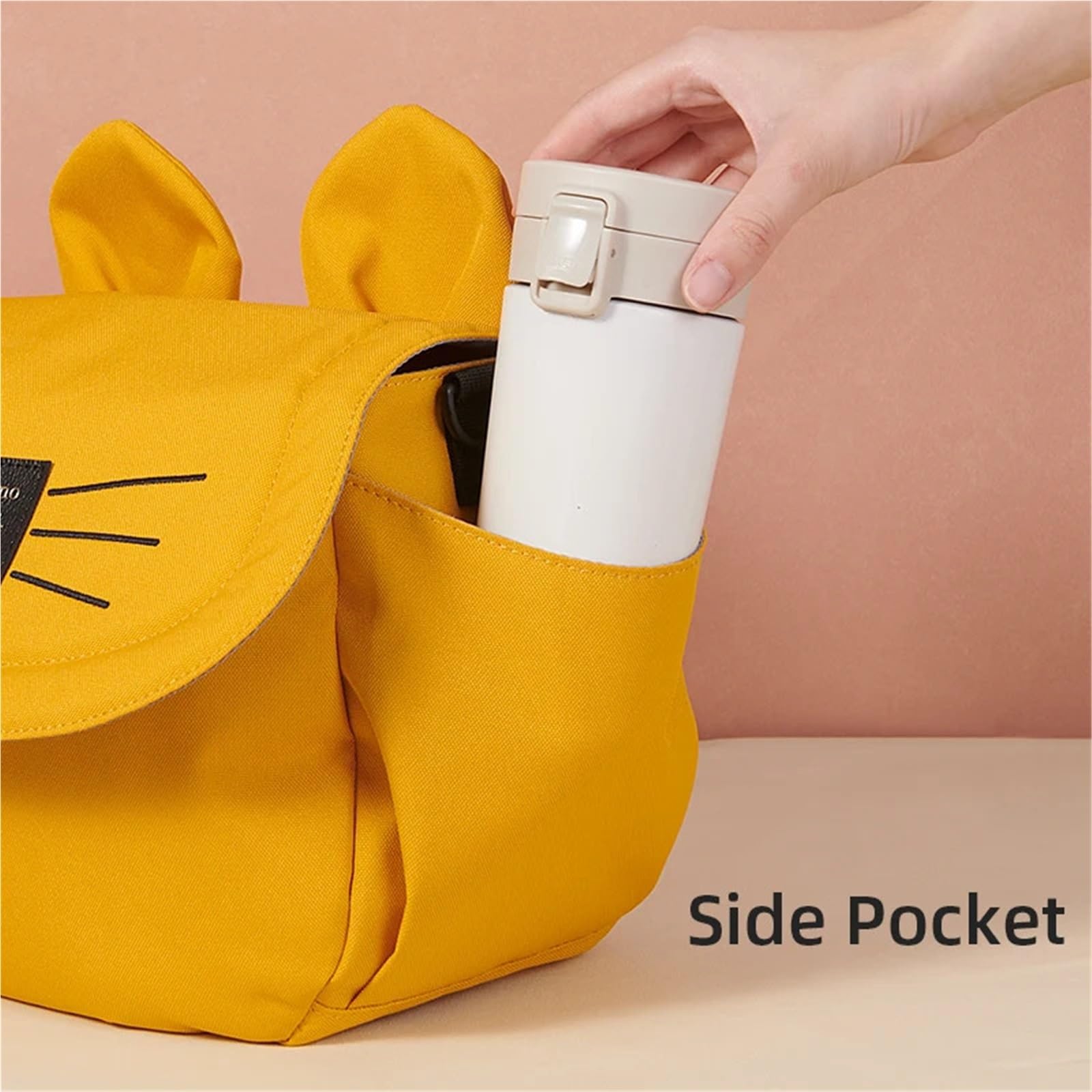 Wickeltasche Windeltasche Große Kapazität Mama Reisetasche Mutterschaft Universal Kinder Kinderwagen Taschen Organizer(Yellow)