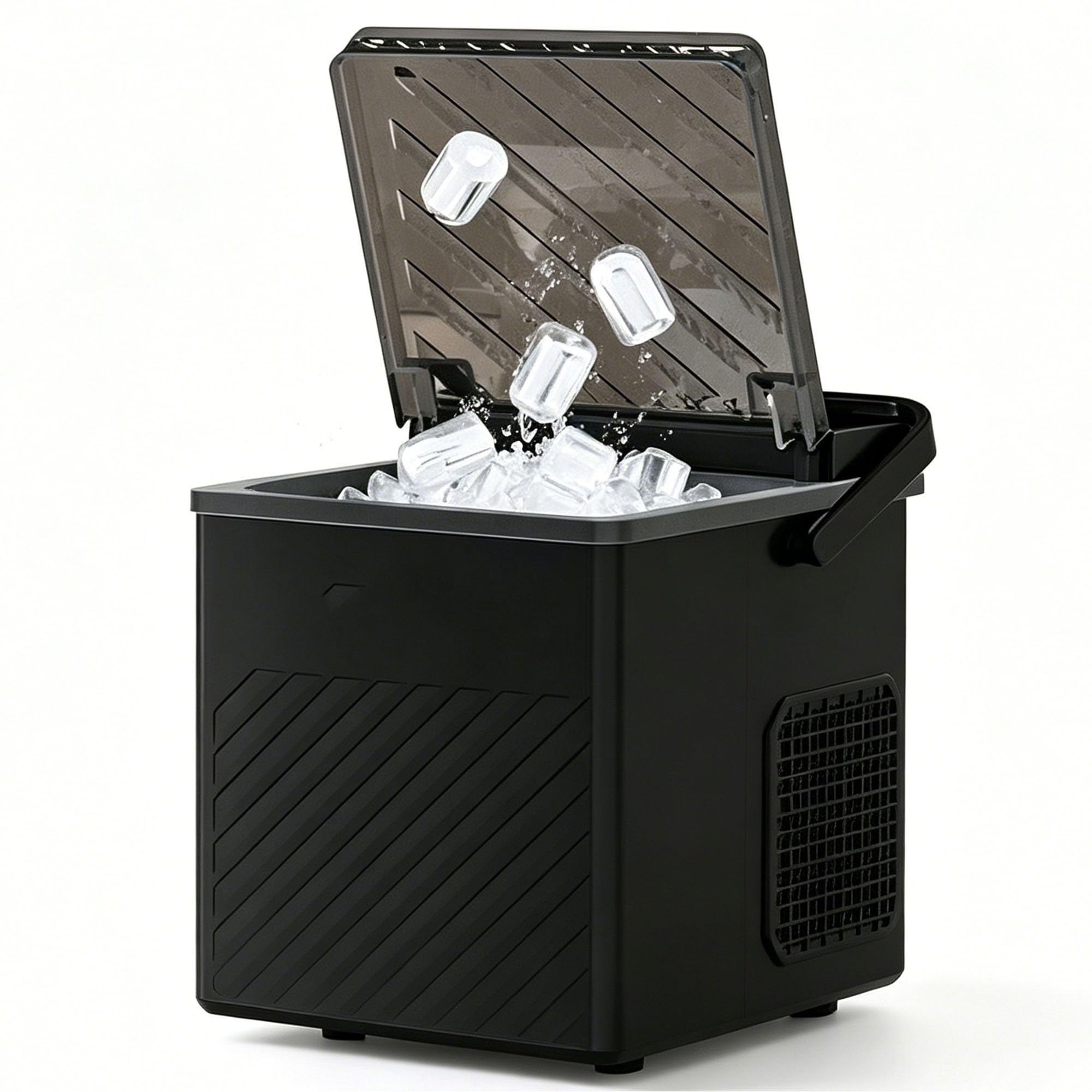 Petite machine à glaçons automatique et compacte 15kg pour petits espaces - 7