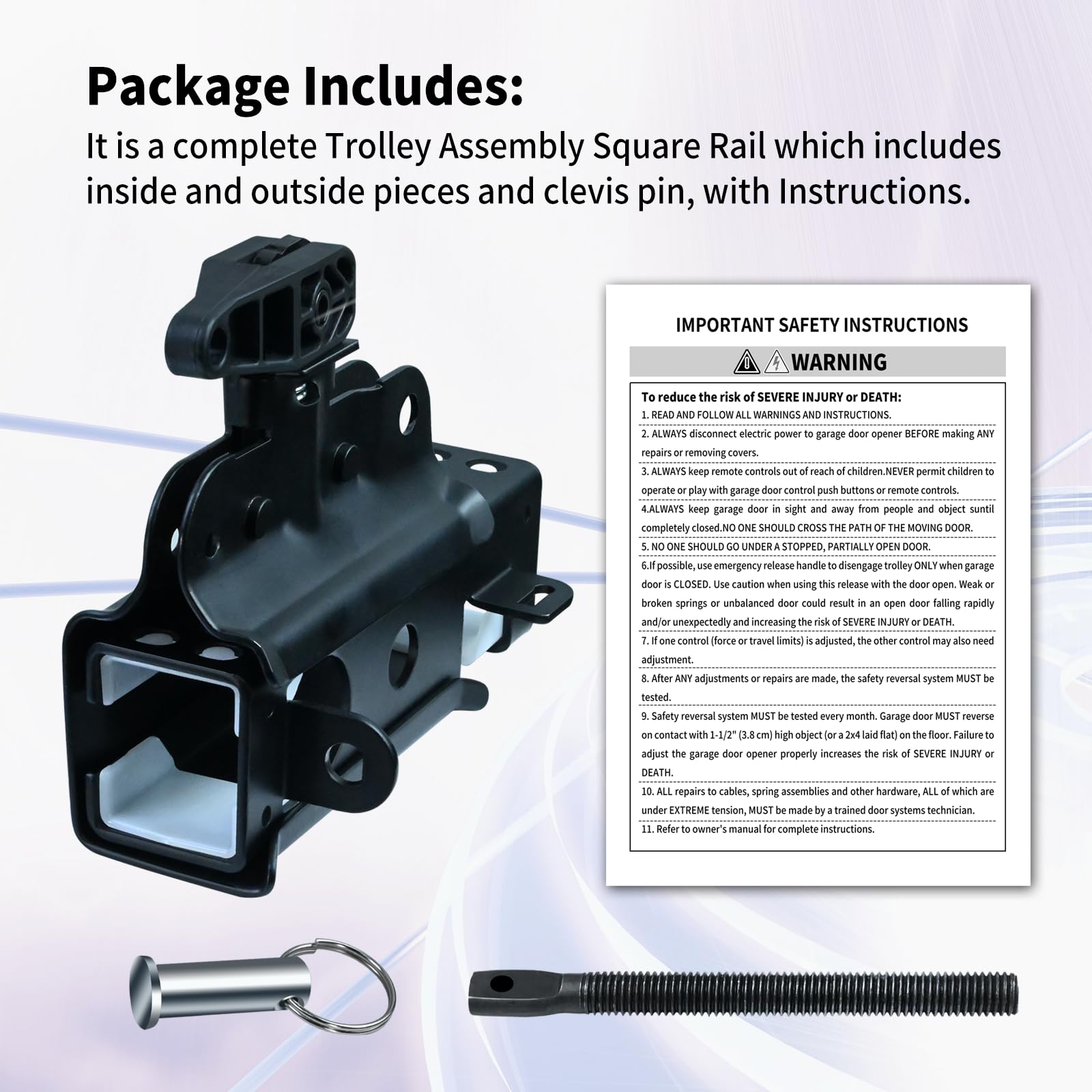 Garage Door Opener Rail Length 19 - dqwclvg