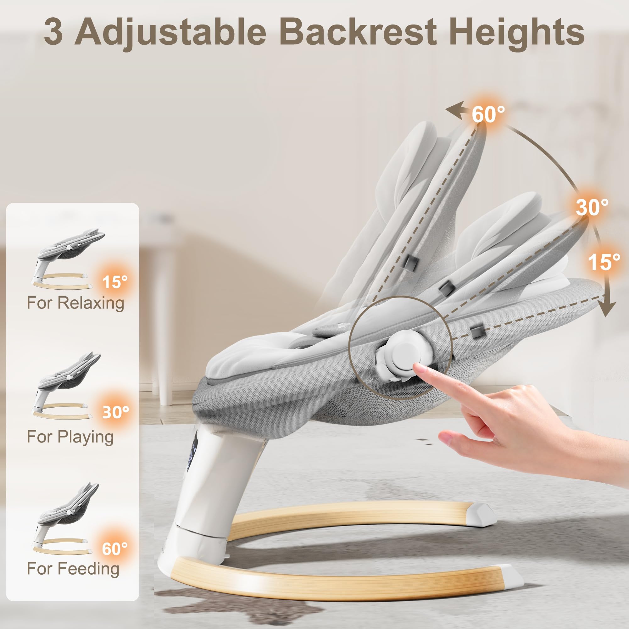 Amazon.com : TimChic Baby Swings for Infants, Portable Infant