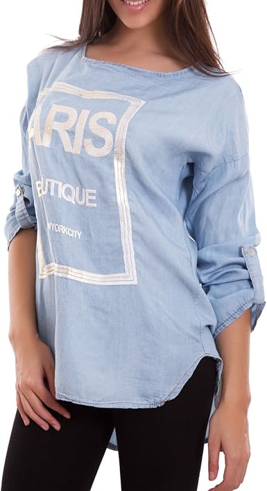Maglia tricot maniche lunghe con strass | OVS