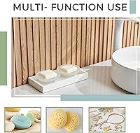 Vista 15 de Paquete de 2 jaboneras de baño, bandeja de jabón redonda transparente para baño, ducha, fregadero de cocina