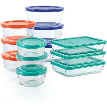 Glass food storage