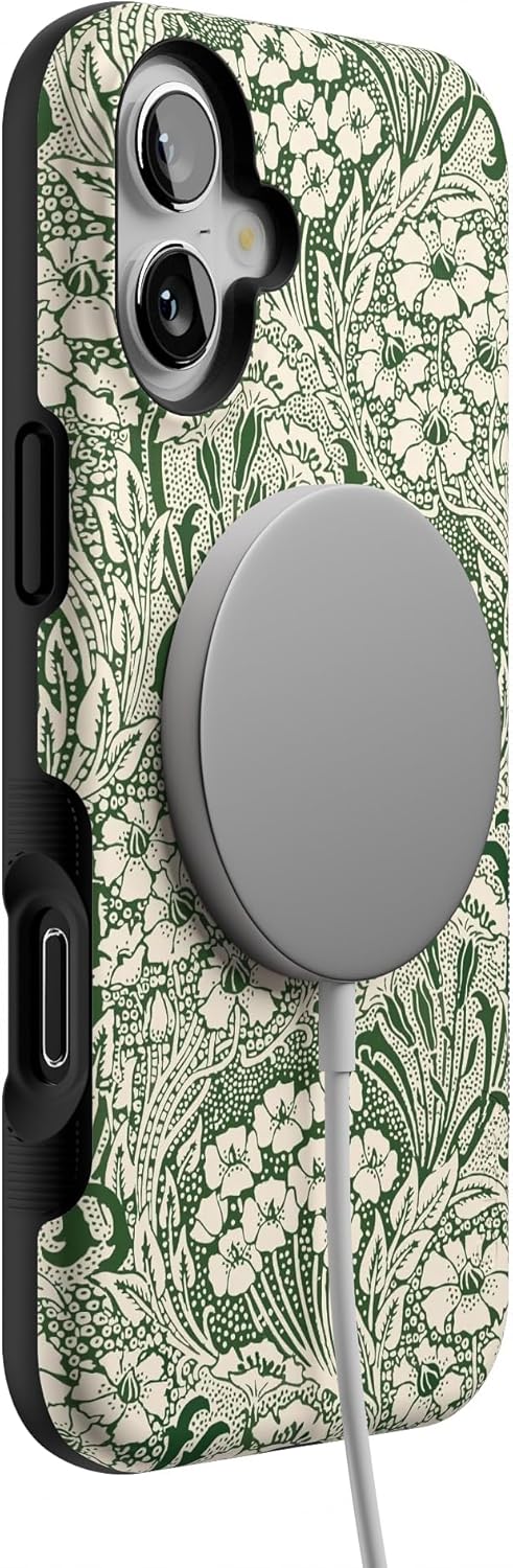 Casely iPhone 16 Case | Mystic Meadow | Green Gardens | Bold Protective Design | Compatible with MagSafe - Image 6