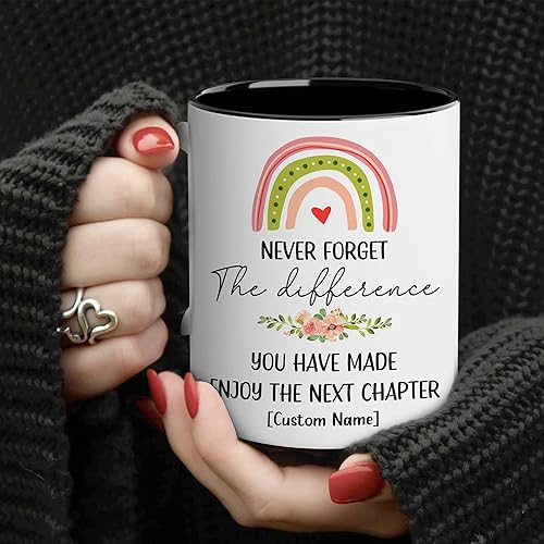 Miniatura 4 de WHIDOBE Taza de despedida personalizada de compañero de trabajo, taza de despedida personalizada de 11 onzas y 15 onzas para jefe, regalo para