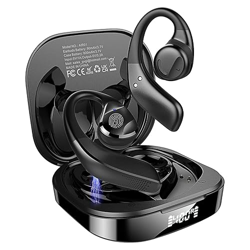 BANIGIPA Open Ear True Wireless Earbuds, Bluetooth 5.3 Headphones w/Immersive