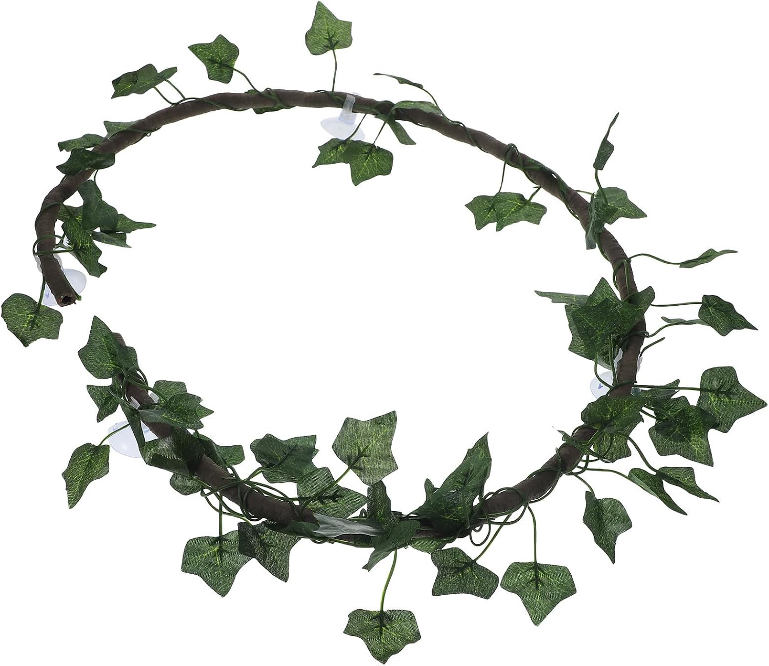 SOIMISS Artificial Jungle Vines for Reptiles with Suckers, Green PVC