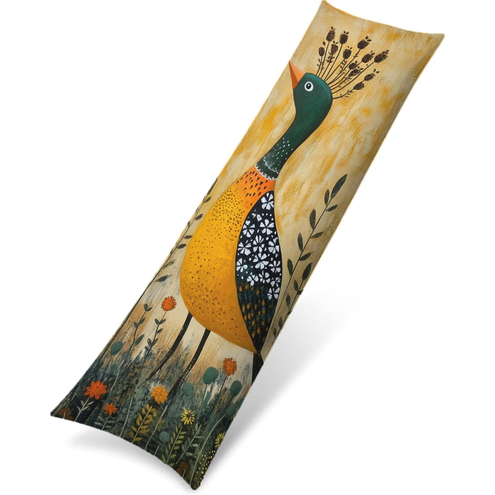 Poszewki na poduszki do łóżka 60 x 180 cm poszewki na poduszki kolor pomarańczowy poszewka na poduszkę łóżko zielona aksamitna poszewka na poduszkę na sofę, miękka oddychająca dwustronna poszewka na
