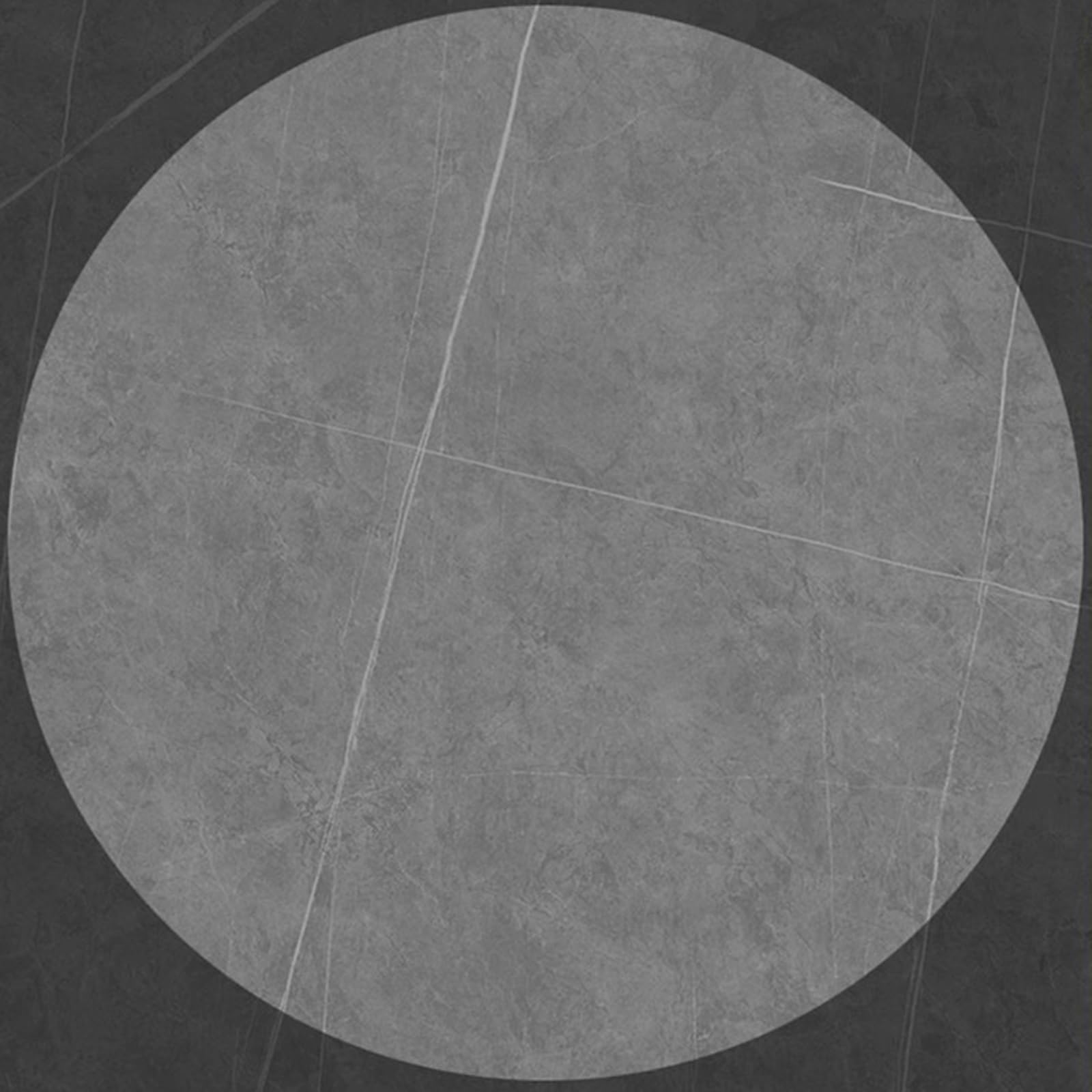 Slate Lazy Susan For Dining Table Marble Lazy Susan For Countertop Turntable Rotating Serving Plate (Patterns May Vary) (Color : L matte, Size : Ø 60cm/24in)