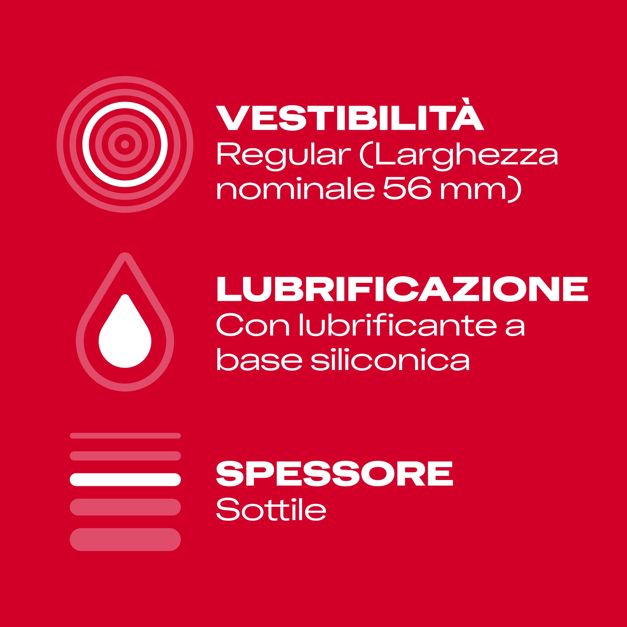 Durex SuperSottile, Preservativi Ultra Sottili Vestibilità Regular, Formato Convenienza, Vestibilità Regular, 120 Profilattici