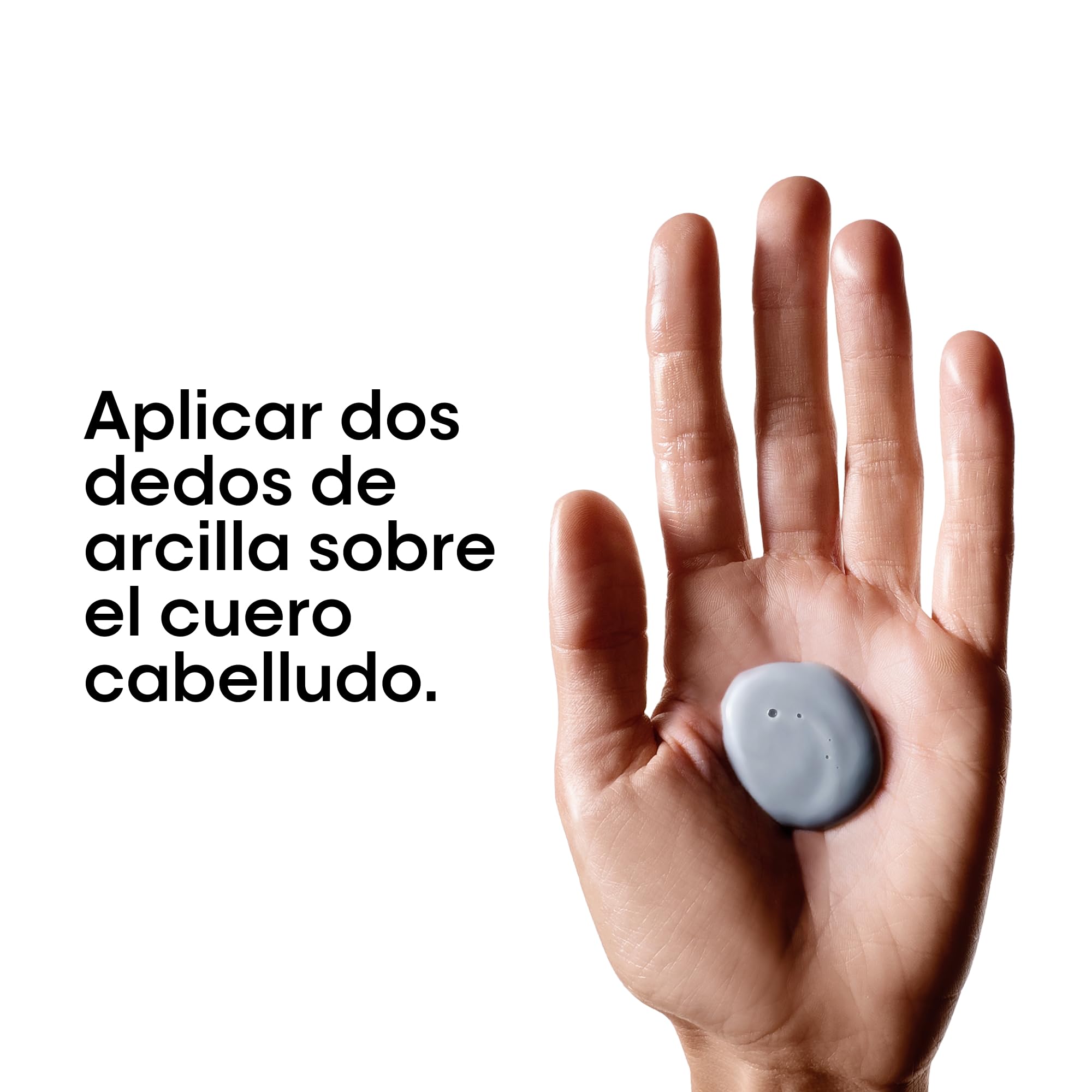 L’Oréal Professionnel, Champú Pelo Graso y Arcilla, con Activos Dermatológicos, Champú Antigrasa, Diseñador para Pelo Graso y Fino, Scalp Advanced, 250 ml