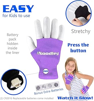 Amazon.com: The Noodley Purple Small Toy Light Up Children LED