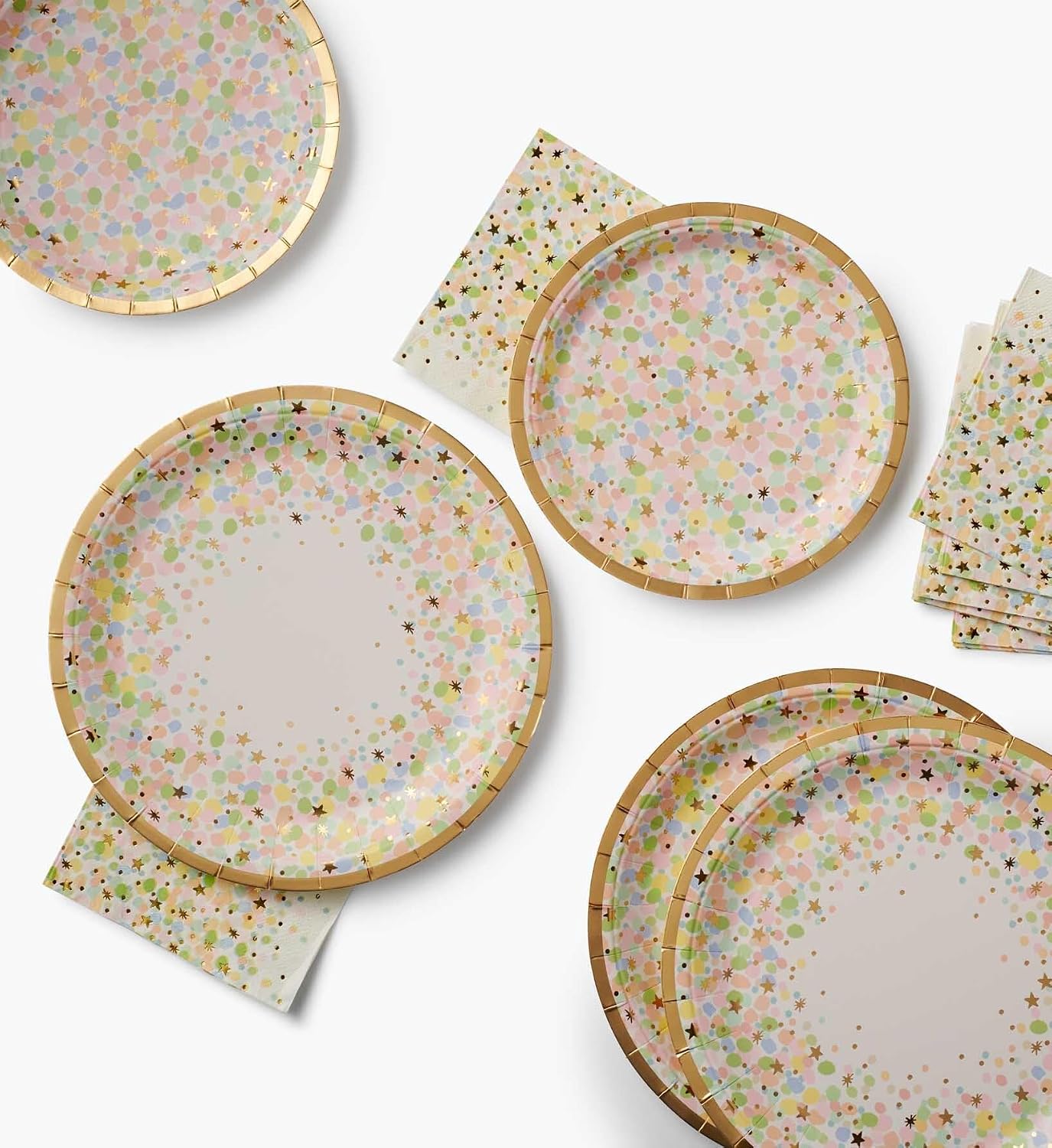 RIFLE PAPER CO. Sprinkles Small Paper Plates, Set of 8, Full Color image 4