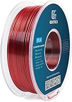 Vista 7 de Geeetech - Filamento PLA de 0.07 pulgadas, filamento de seda de bicolor, consumo dicromático de coextrusión brillante, 2.2 libras, 1 carrete