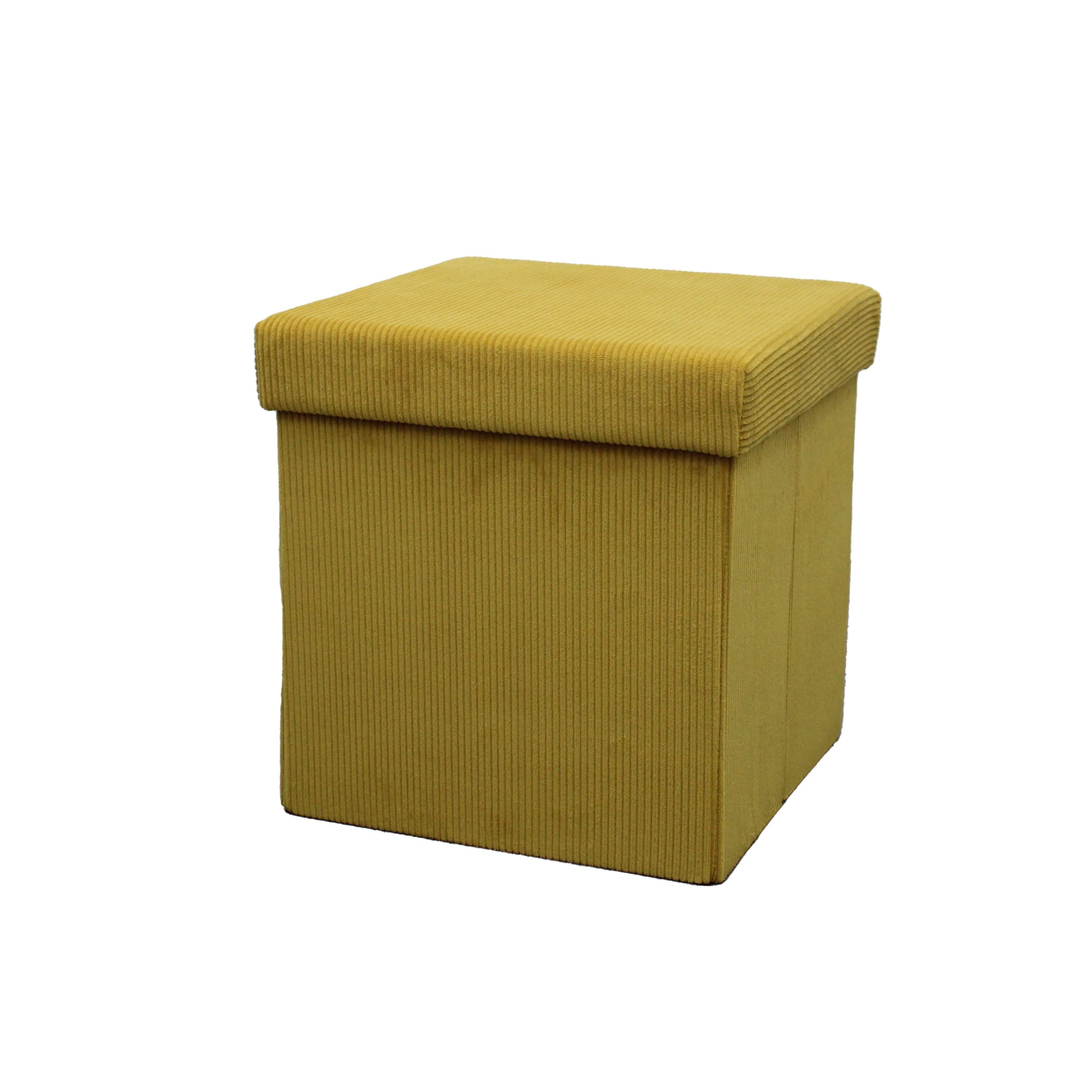 Large Ottoman Foldaway Storage Blanket Toy Box Bench Corduroy Pouffe Footstool Ottoman