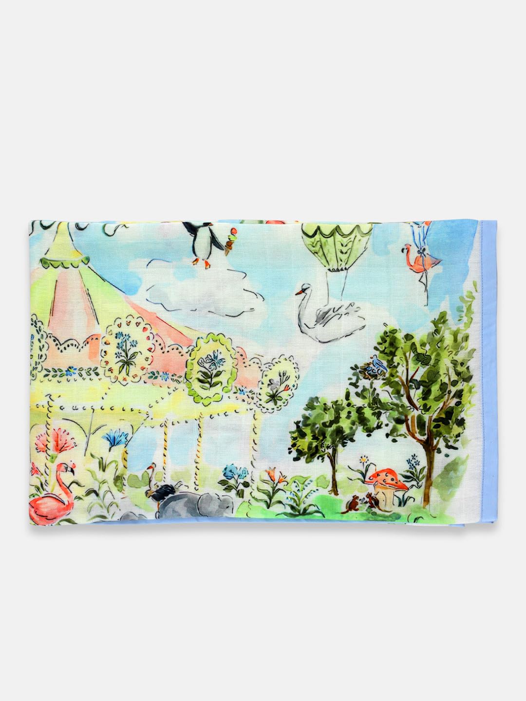 THE BABY TRUNK Carnival Carousel Baby Swaddle | Soft Cotton | Safe & Gentle for Daily Use 1