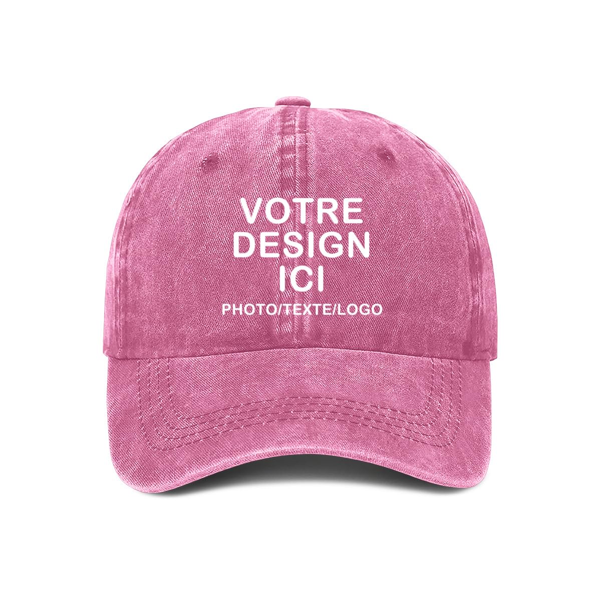 ERICAT Casquette Personnalisable Photo Nom Texte Hommes Femmes