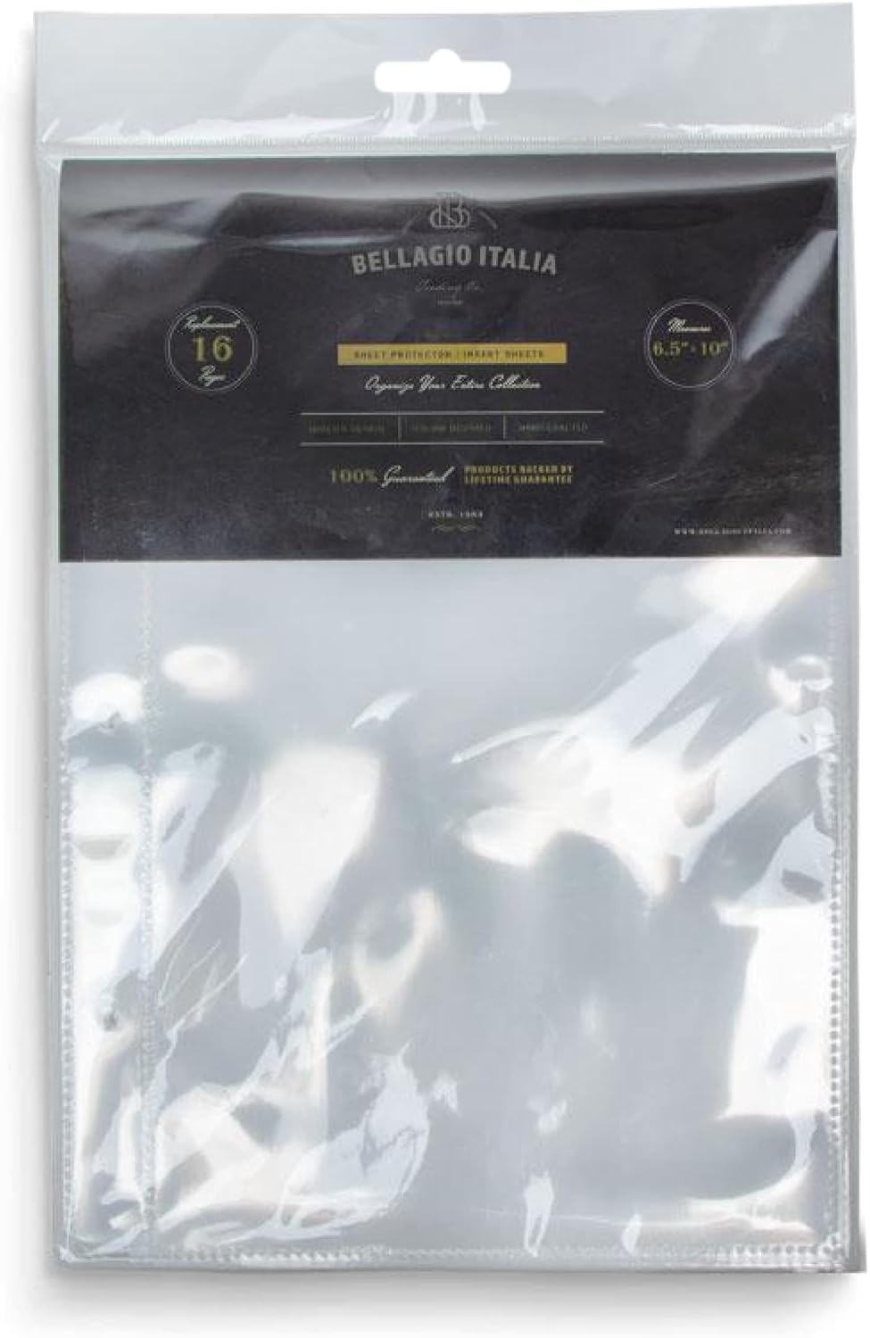 BellagioItalia Page Protector Insert Sheet for DVD Binder