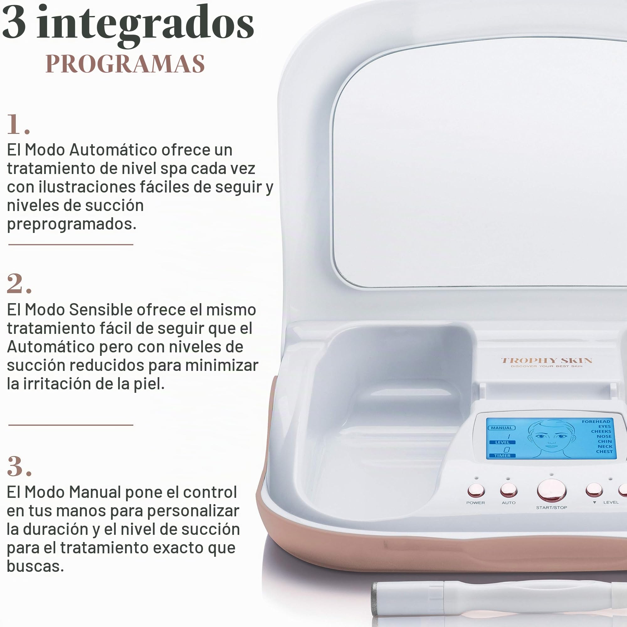Amazon.com: Trophy Skin MicrodermMD - Kit de microdermoabrasión en