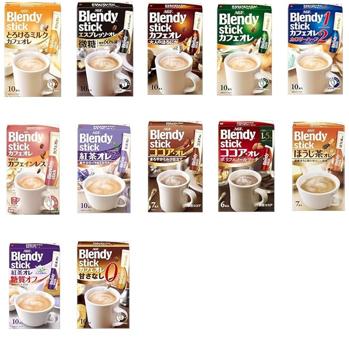 Buy Blendy Stick(6pcs, 2.9oz) Randomly 6Types Flavors Selection Various Assortment Japanese