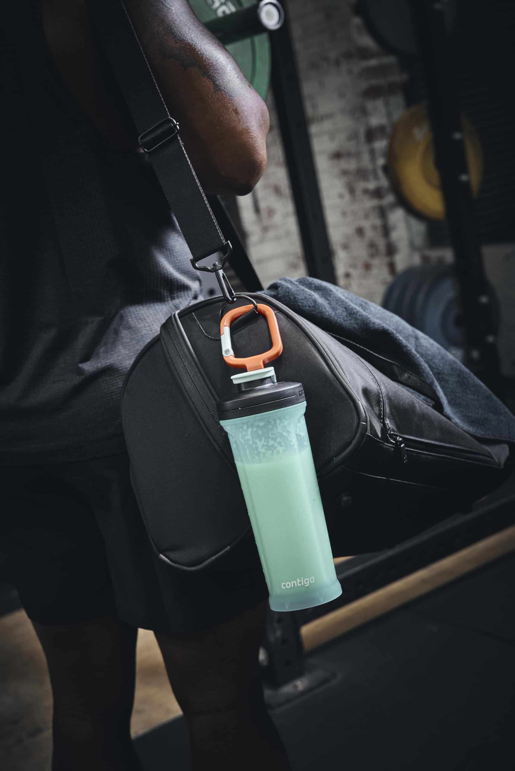 Contigo Shake Go Sporcu Suluğu & Shaker 820ML Turkuaz
