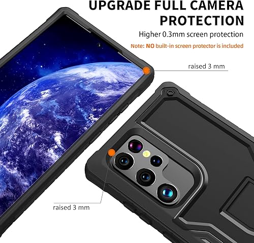 Miniatura 3 de DUOPAL Funda para Samsung Galaxy S22 Ultra 5G no compatible con no Plus o Plus protección de grado militar a prueba de golpes soporte integrado