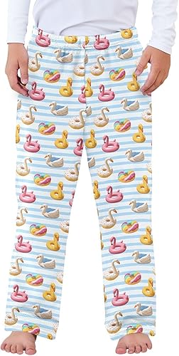 Miniatura 5 de ALAZA pajama Pants Long Soft Flannel Sleep Pant Pajama Bottoms pj pants for 6-14 Years