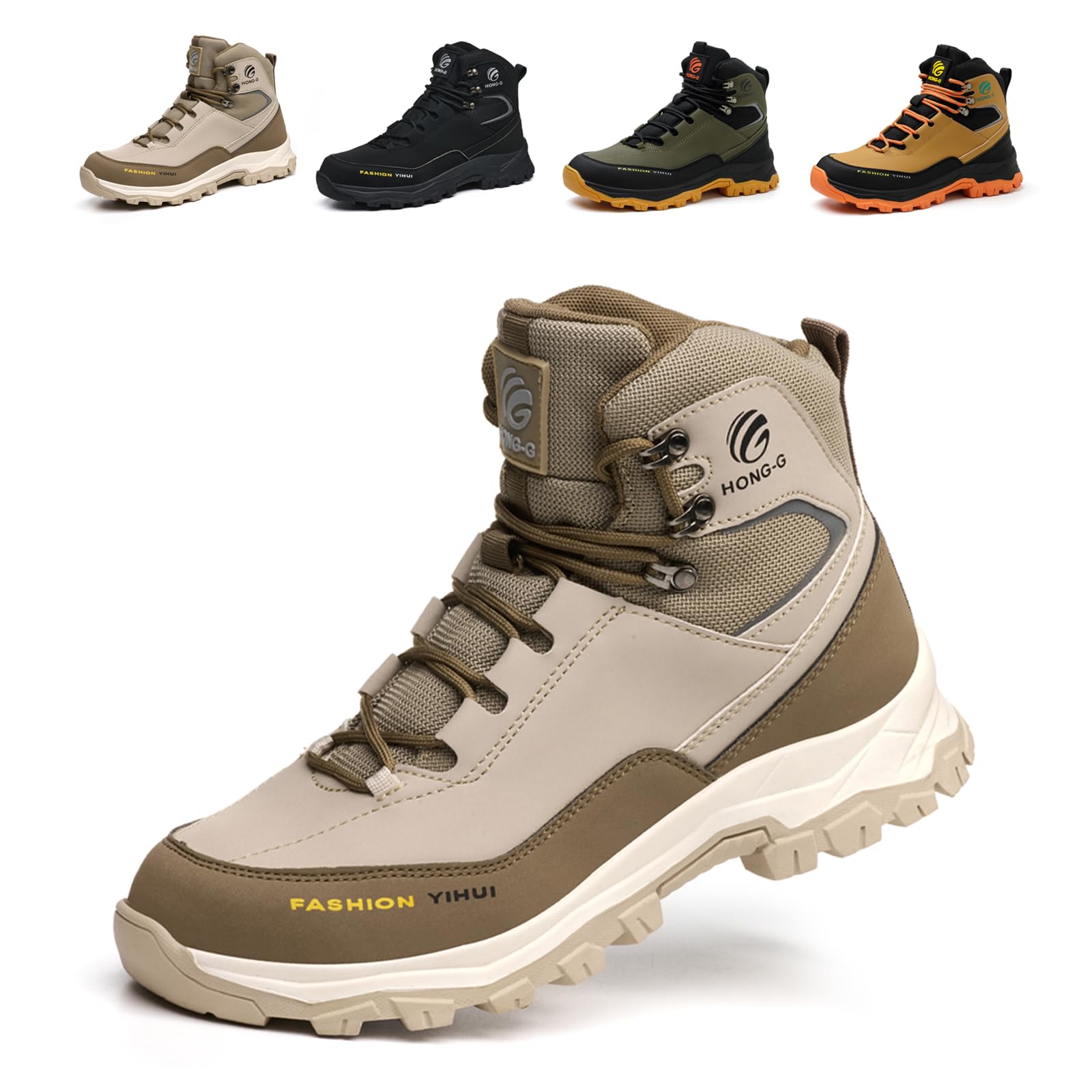 Zapatos de Seguridad para Hombre Mujer Botas de Trabajo Ligero Calzado Trabajo con Punteras de Acero Antideslizante Impermeables