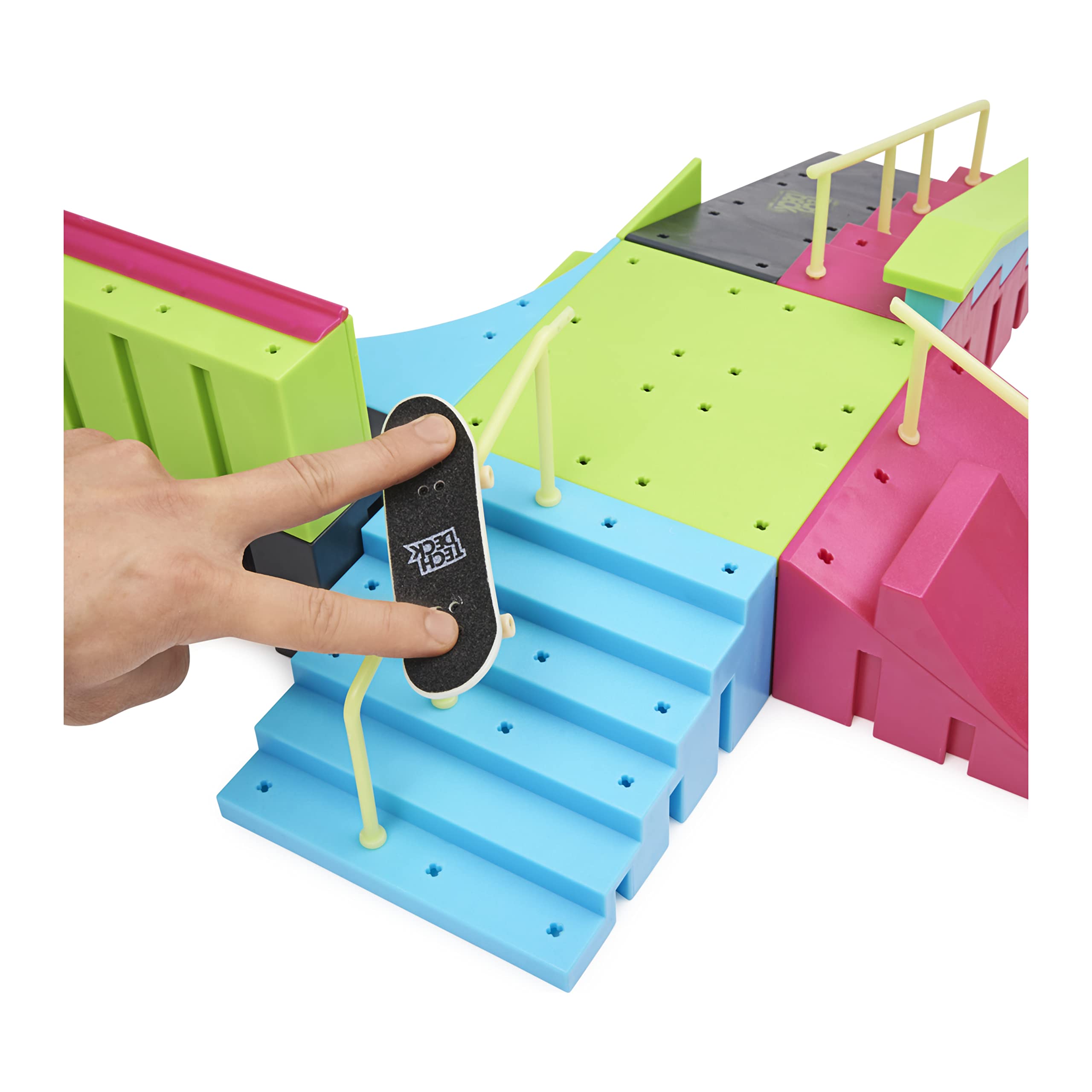 Buy Tech Deck, Neon Mega Park XConnect Creator, GlowInTheDark