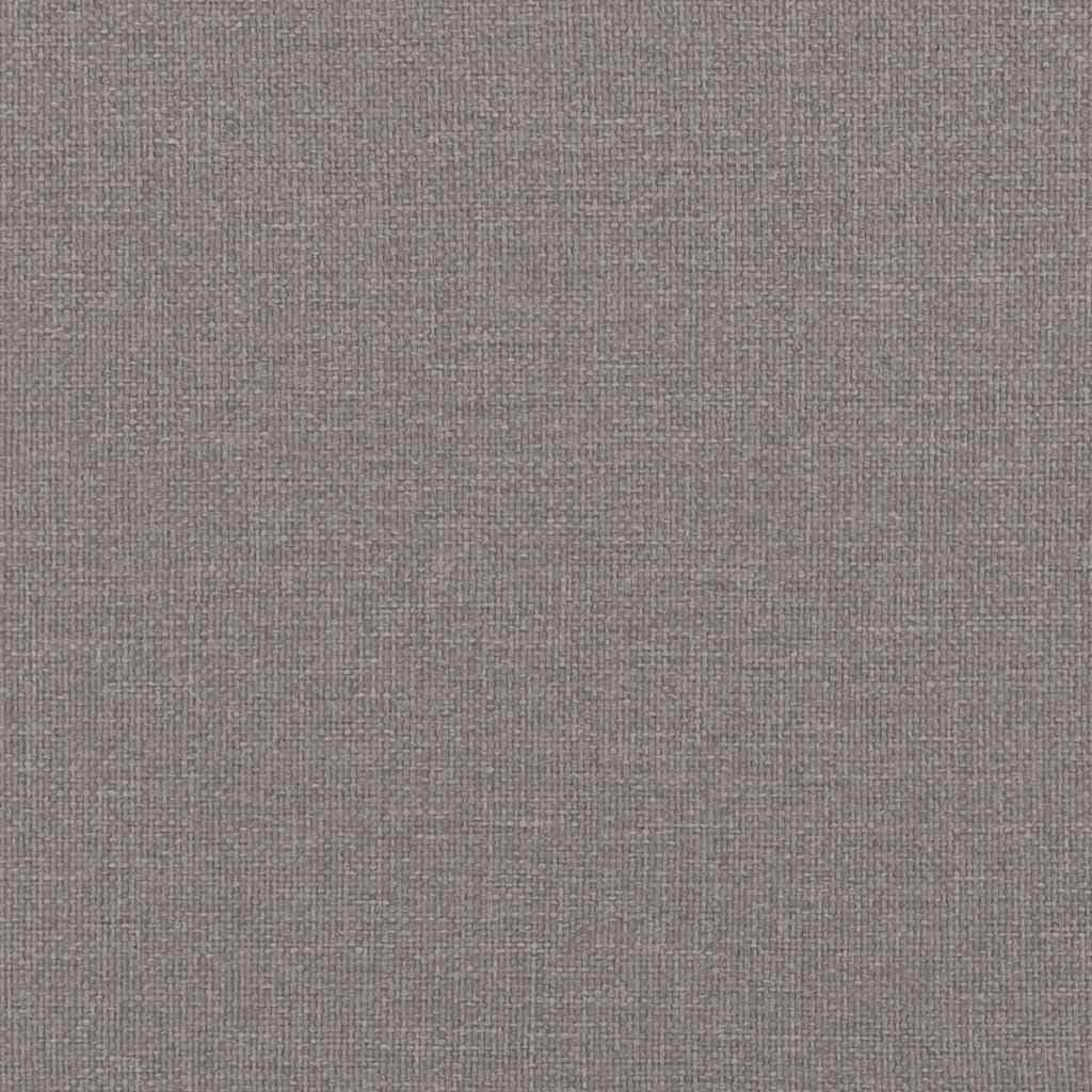 vidaXL 3-zitsbank Taupe 220x77x82 cm Stof
