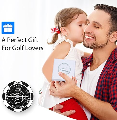 Miniatura 19 de SlopeMaster ProGreen Reader - Marcador de pelota de golf con ayuda de lectura verde de alta precisión, accesorios de golf para hombres y mujeres