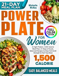 POWER PLATE FOR WOMEN: A 21-Day High-Protein, 1,500-Calorie Meal Plan to Build Strength, Stay Full & Feel Good