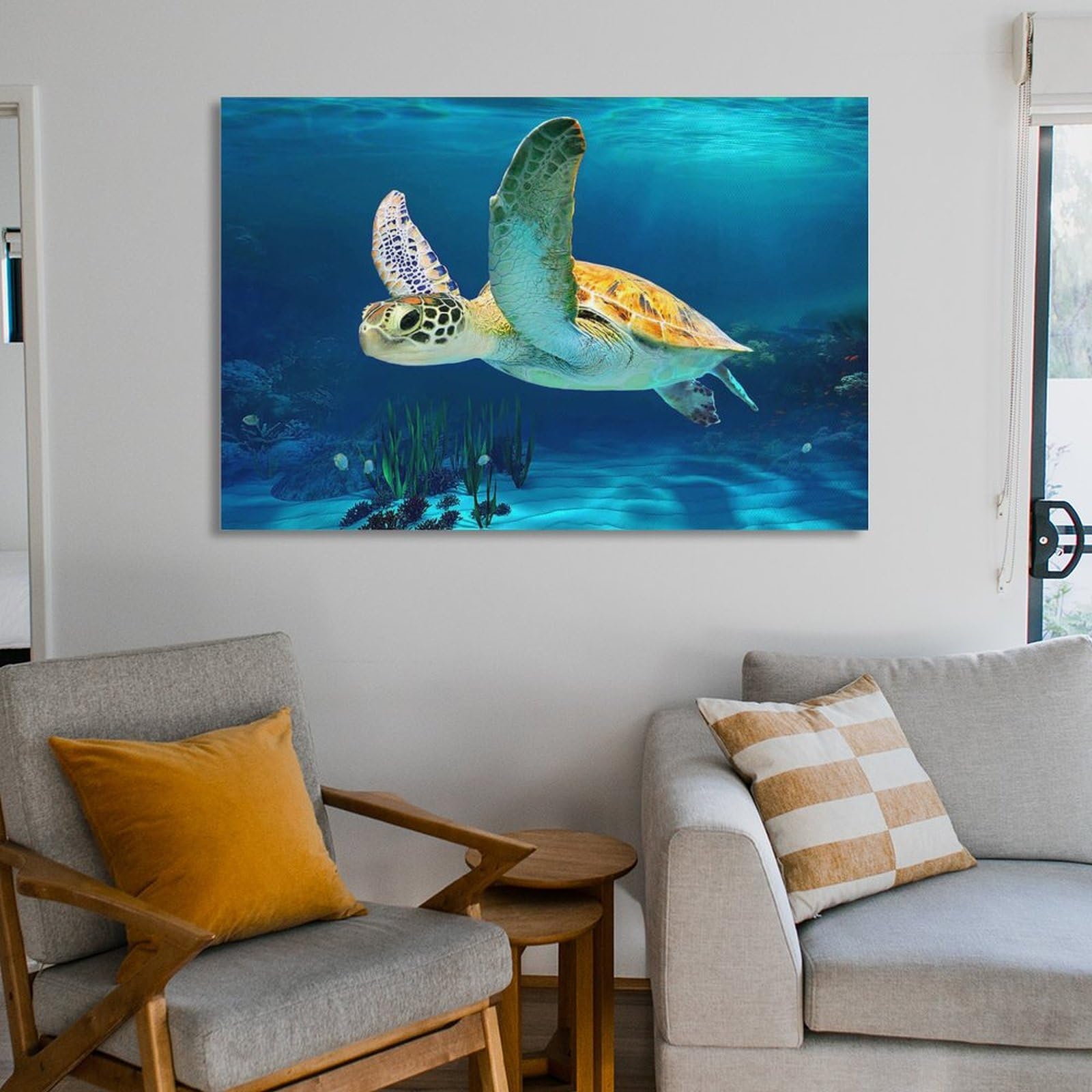 Amazon.co.jp: Sea Turtle Poster 海亀ポスター水中世界の深海生物海亀