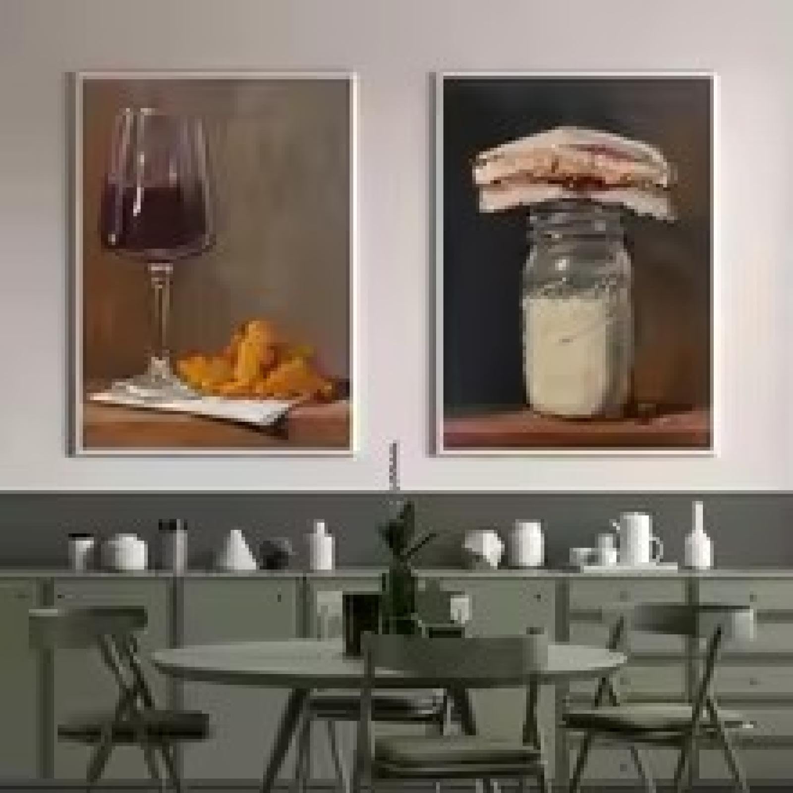 Décoration de cuisine moderne pour rompre la monotonie des murs nus