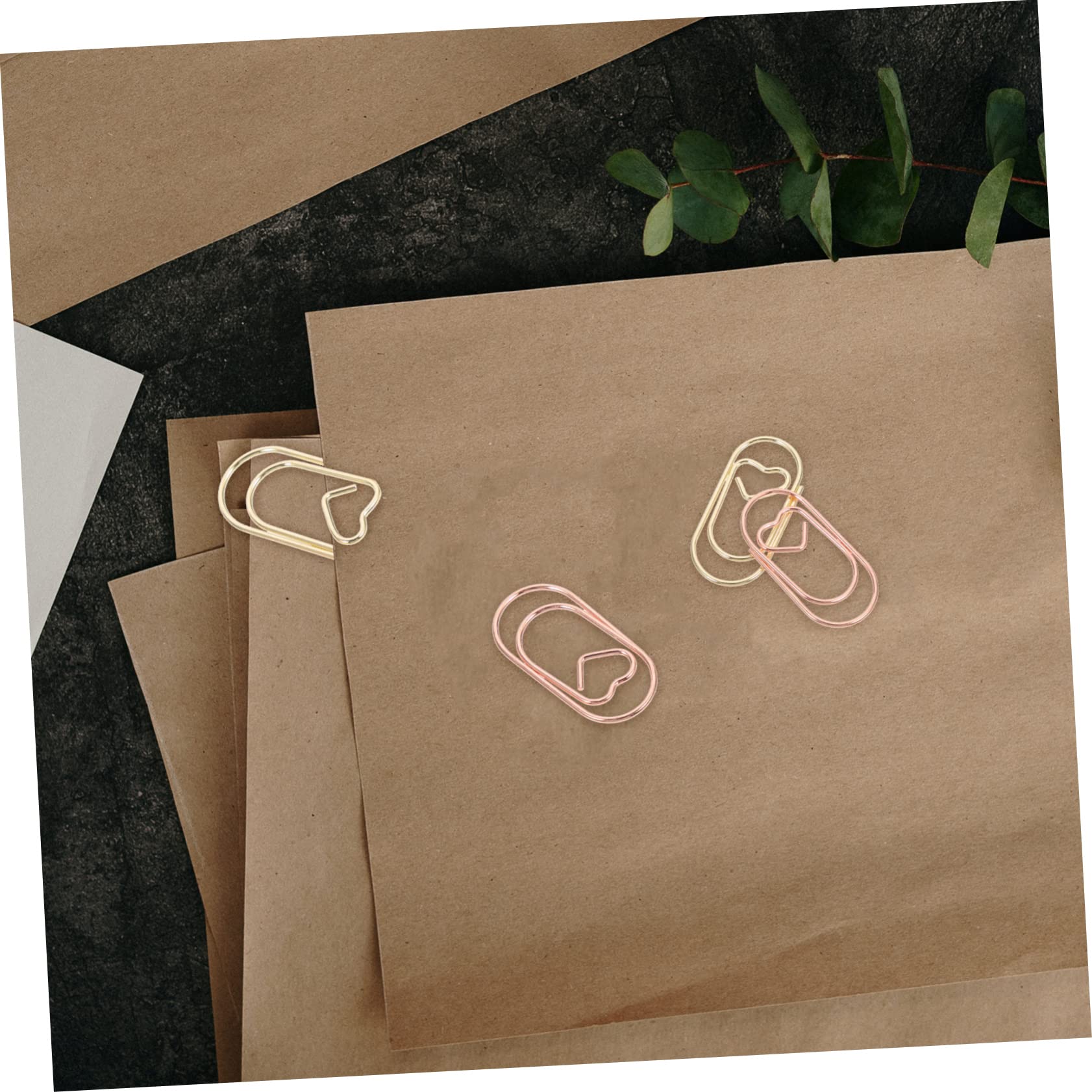 Iufvbgxdh - Set Di 72 Accessori Da Ufficio, Con 22 Clip Per Raccoglitori, 30 Fermacarte E 20 - Foto 8