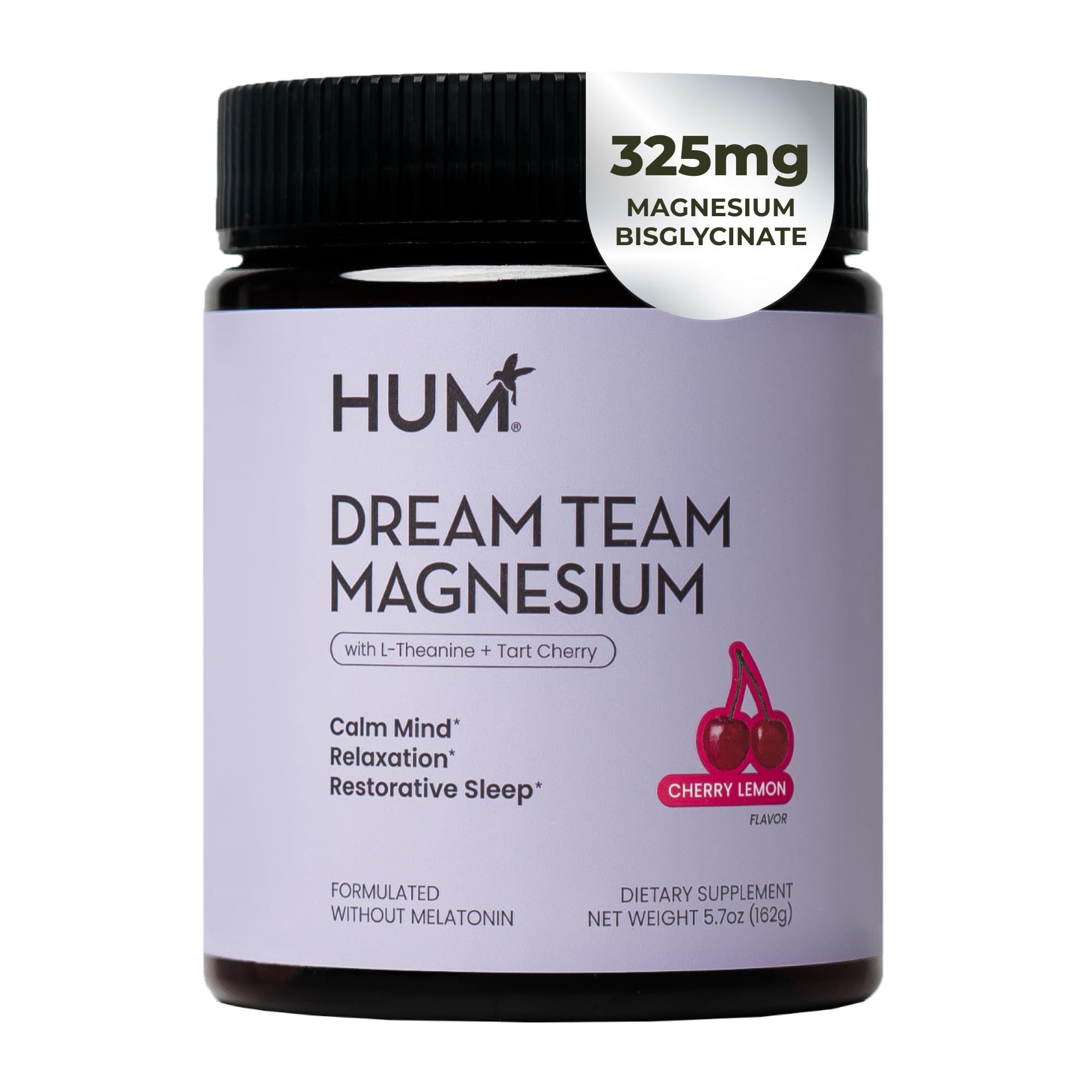 HUM Dream Team Magnesium Powder for Nighttime, Cherry Lemon, 30 Servings — Amazon image 2