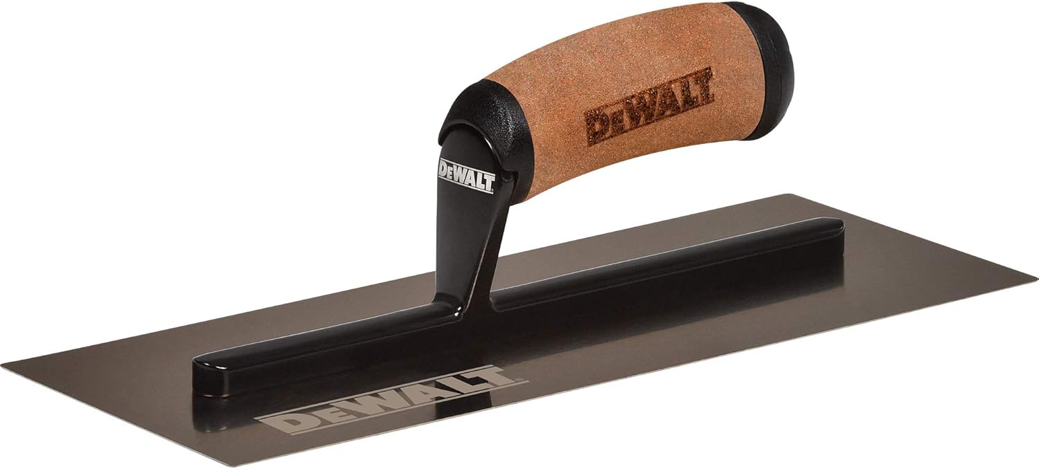 DEWALT Drywall Hand Trowel, 12Inches, Flat Blade ProGrade Triple