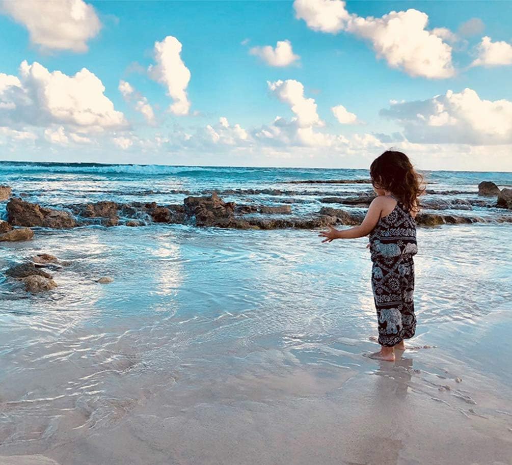 Baby Girls Boho Elephant Tops Harem Pants 2 Piece Outfits - Image 4