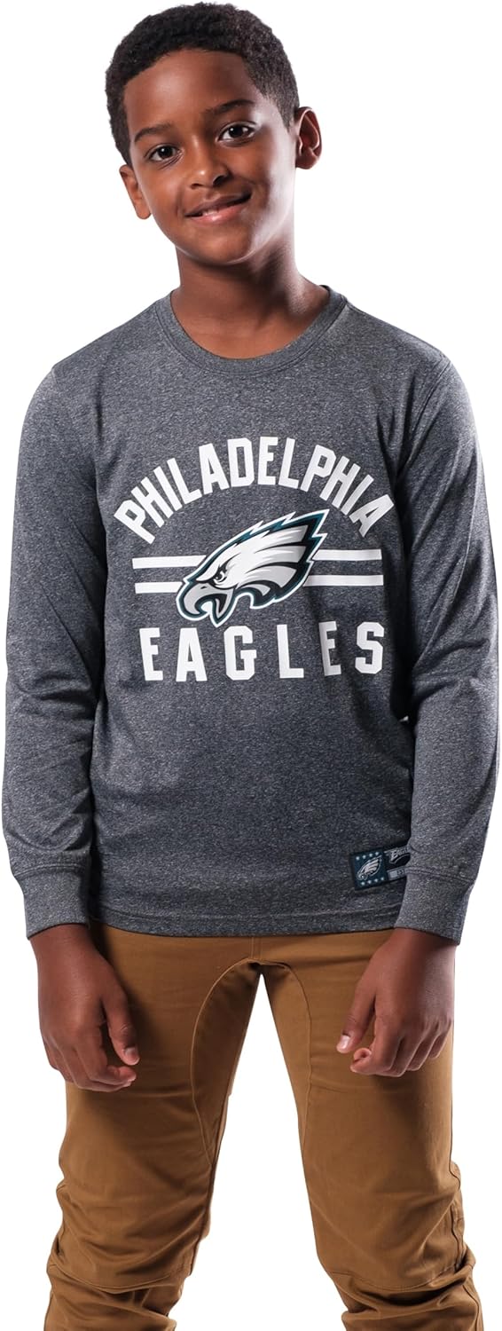 Ultra Game Youth NFL Official Super Soft Supreme Long Sleeve T-Shirt - Image 3