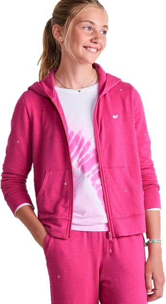 vineyard vines Girls Girls Shimmer Dreamcloth Full-zip Hoodie