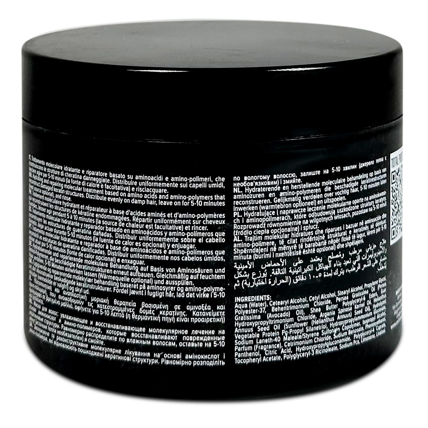 Mascarilla Reparadora Molecular Plex 500 ml, 5 Unidades | Hidratación y Reparación Profunda